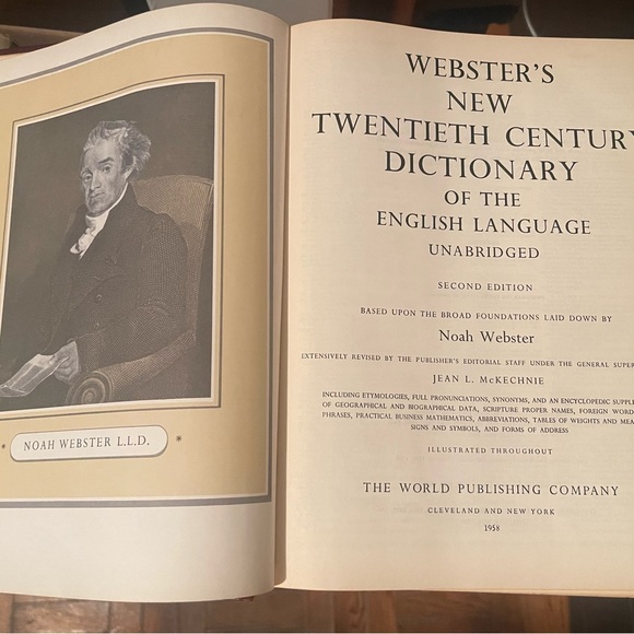 Webster’s New Twentieth Century Dictionary of the English Language Unabridged - Picture 15 of 16